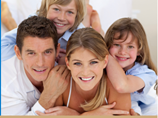 family smiling